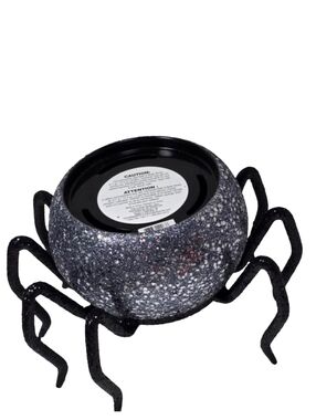 Bath & Body Works Glitter Spider 3 Wick Candle Holder Halloween NWT